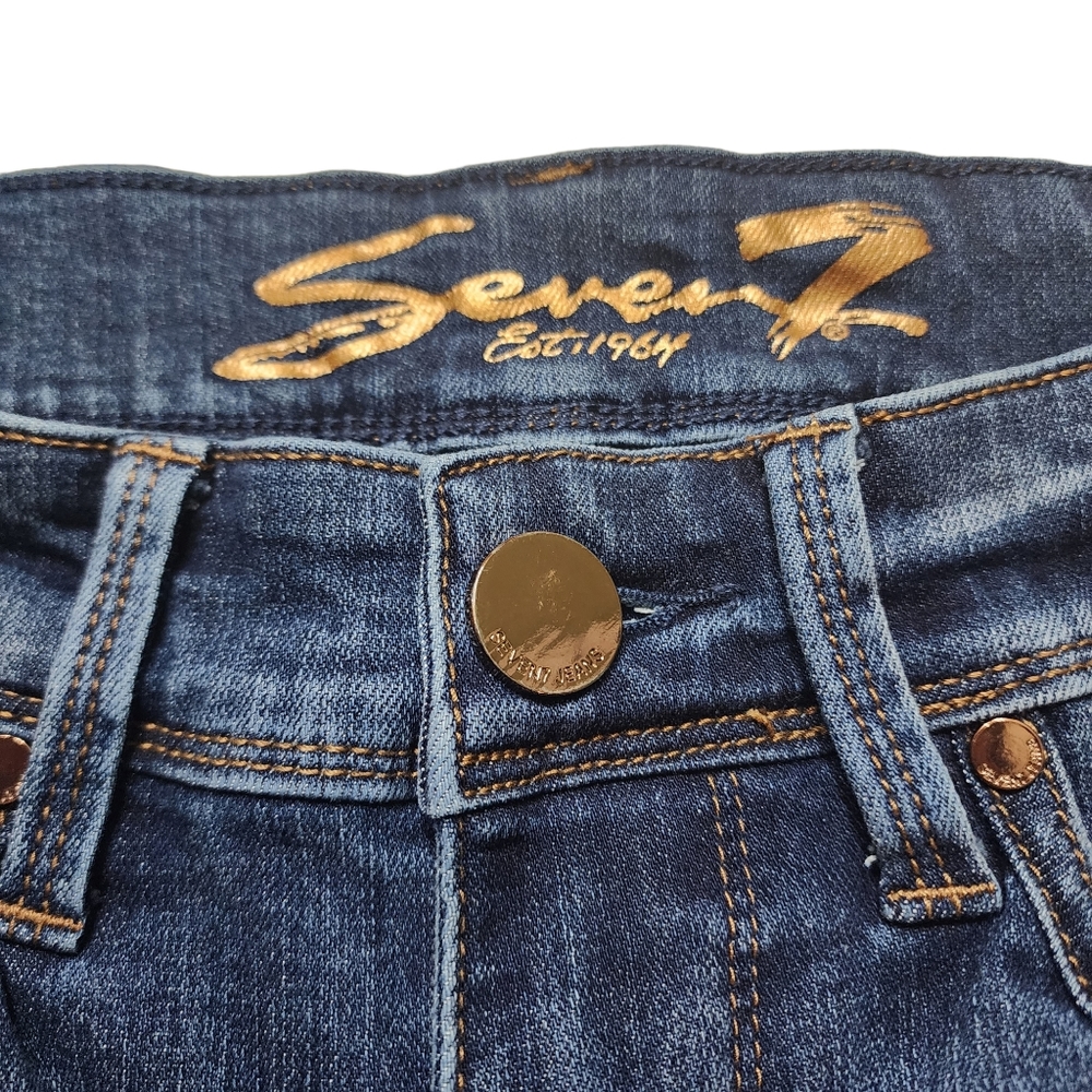 Seven7 Slim Straight Jeans Sz 4 - Picture 3 of 9